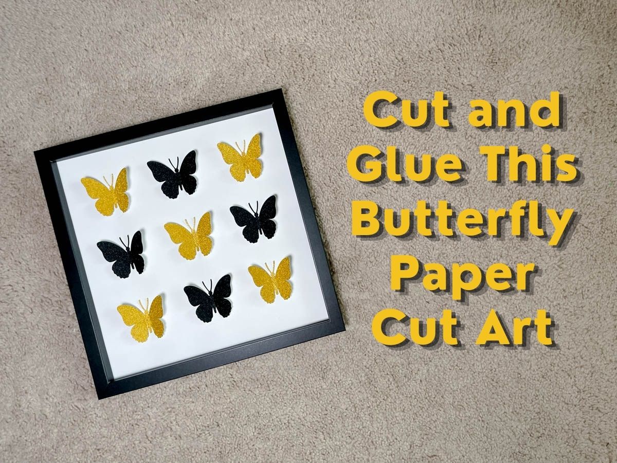 Craft Butterfly Paper Cut Art