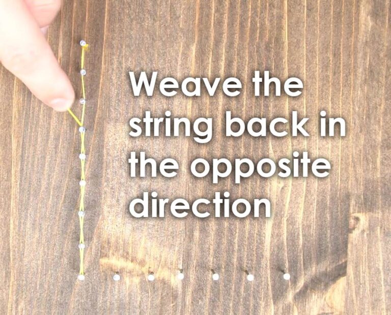 How To Create The X and O Pattern In String Art Let's Craft